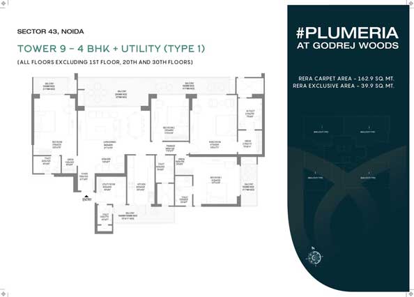 5BHK-336 SqYrds (3636 Sq.Ft.)